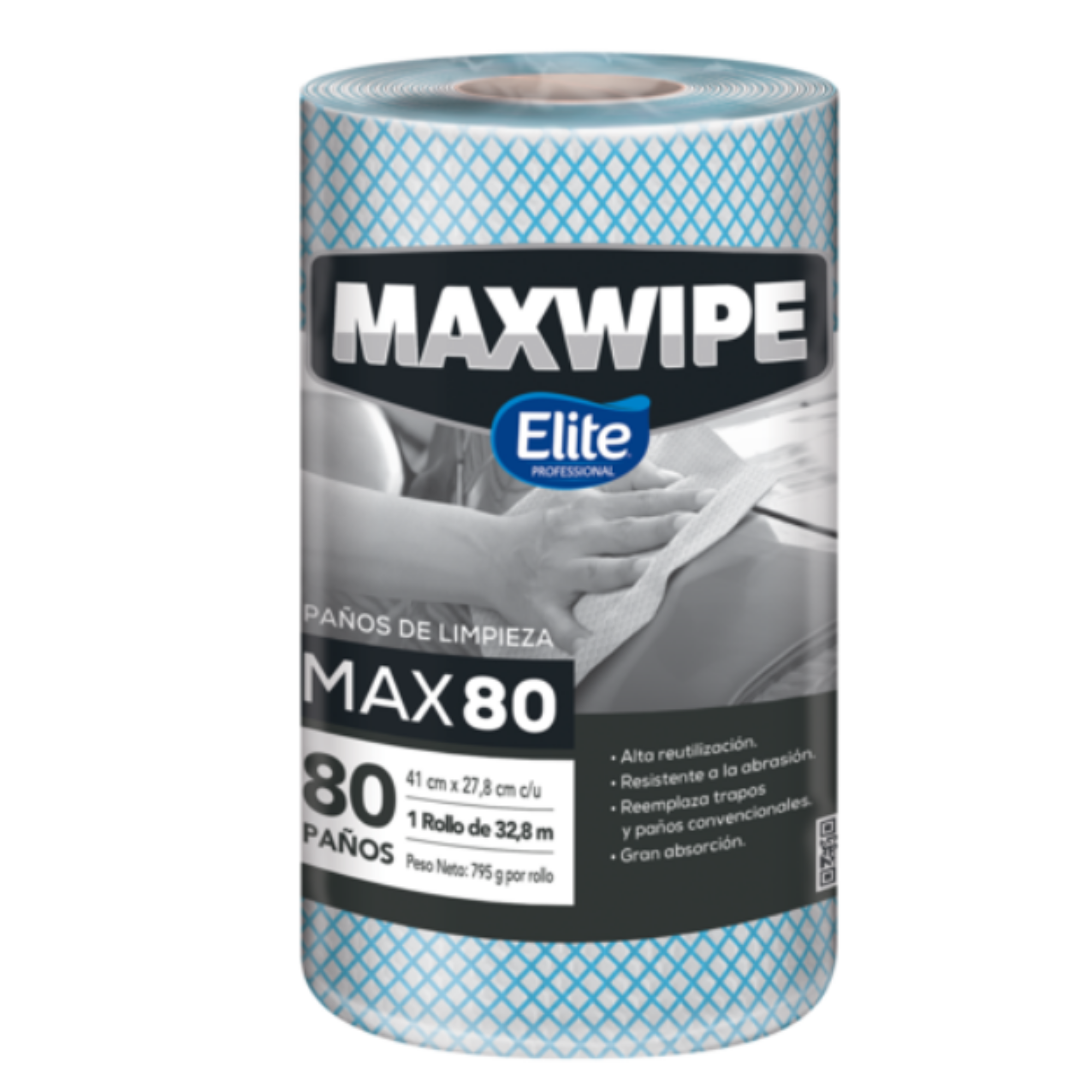 MAXWIPE MAX80 AZUL TRABAJO PESADO 361783