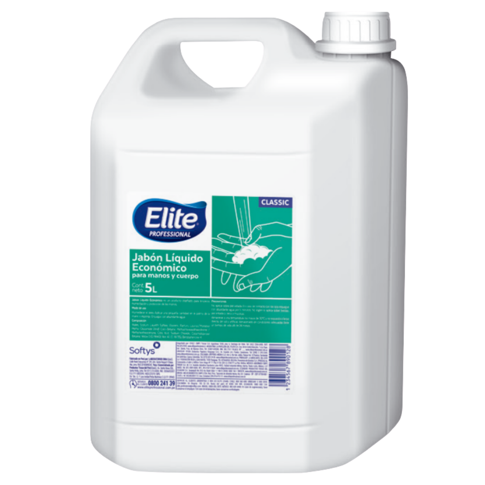 JABON MANOS Y CUERPO ELITE 5 LT 371470