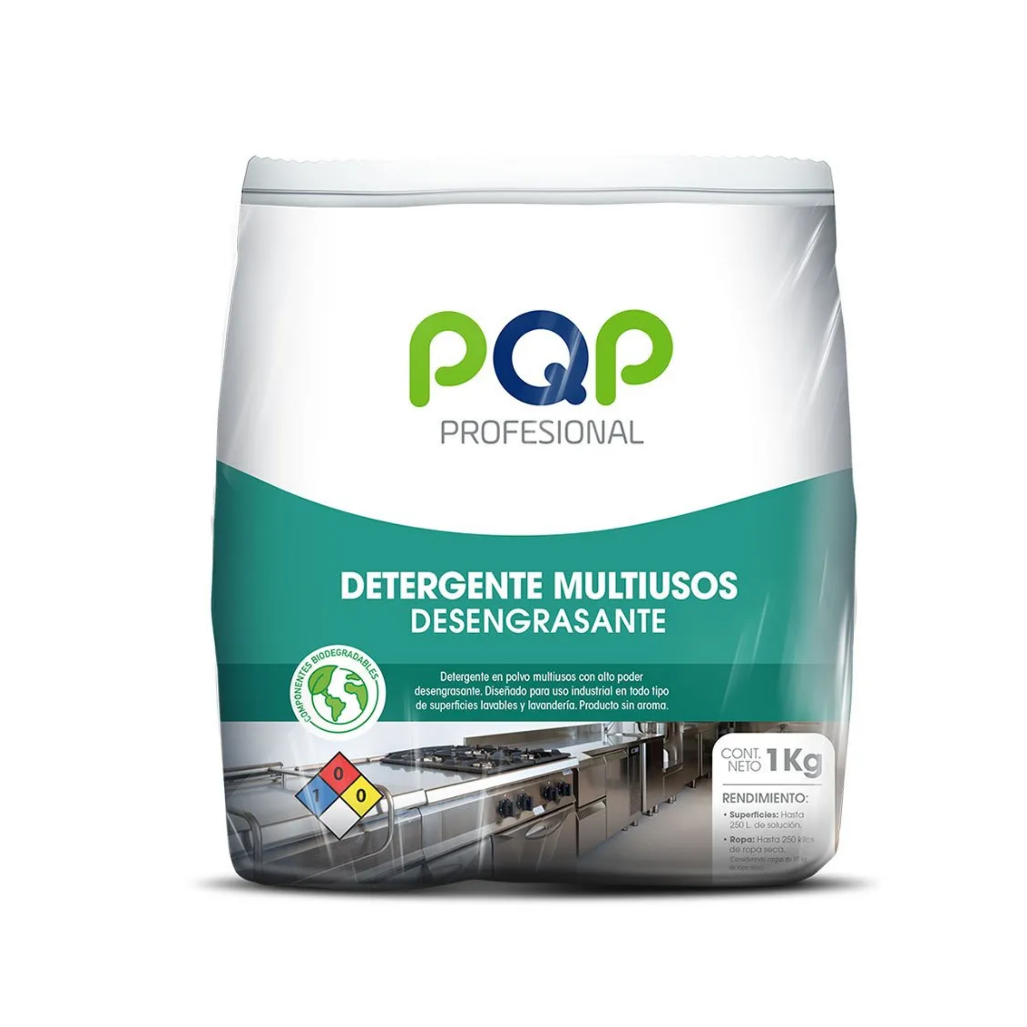 PQP DETERGENTE INDUSTRIAL DESENGRASANTE X 1KG