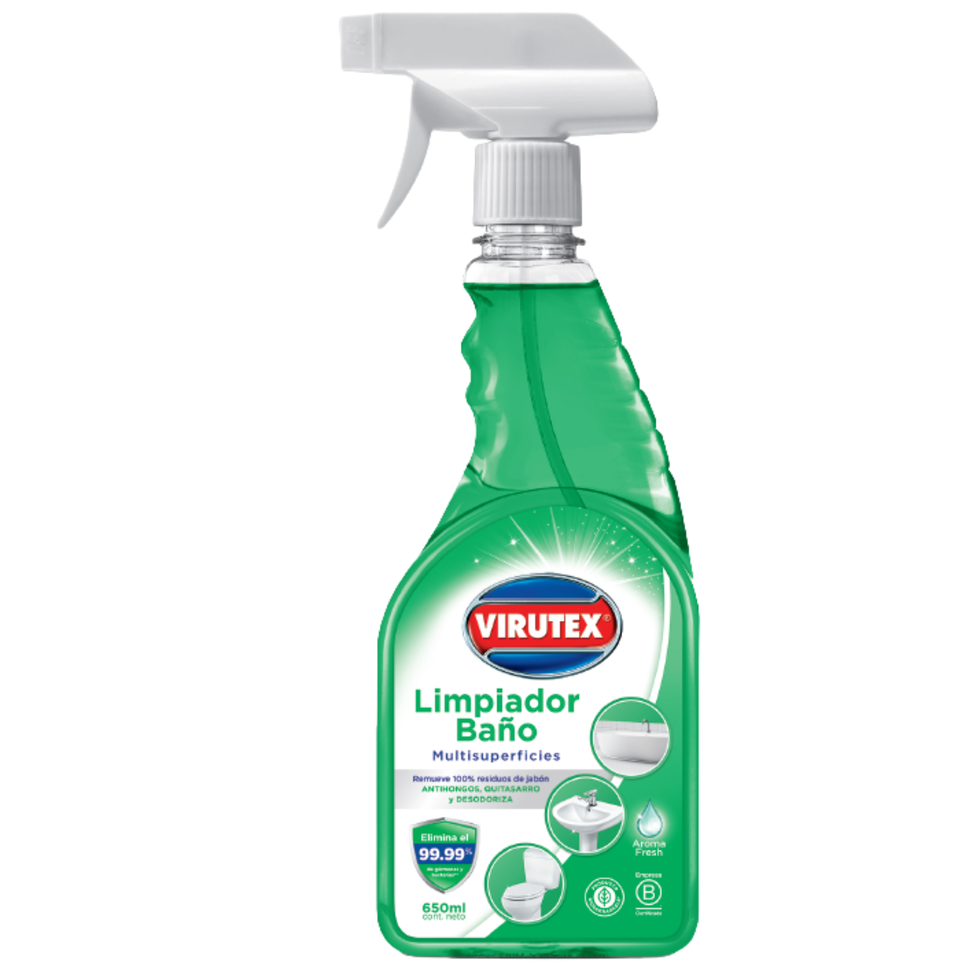 LIMPIADOR DE BAÑO GATILLO 650ML - VIRUTEX