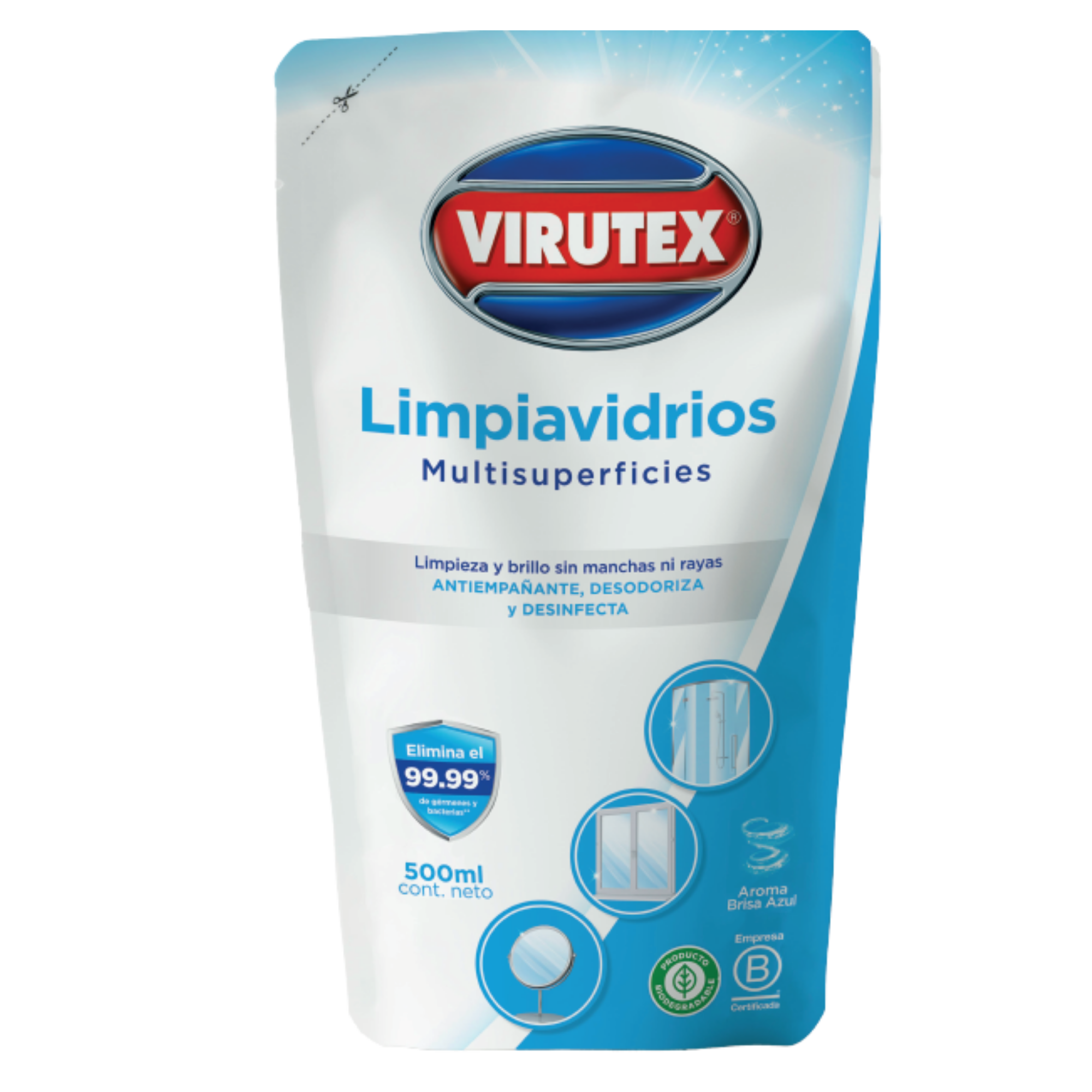 LIMPIAVIDRIOS DOYPACK 500ML - VIRUTEX