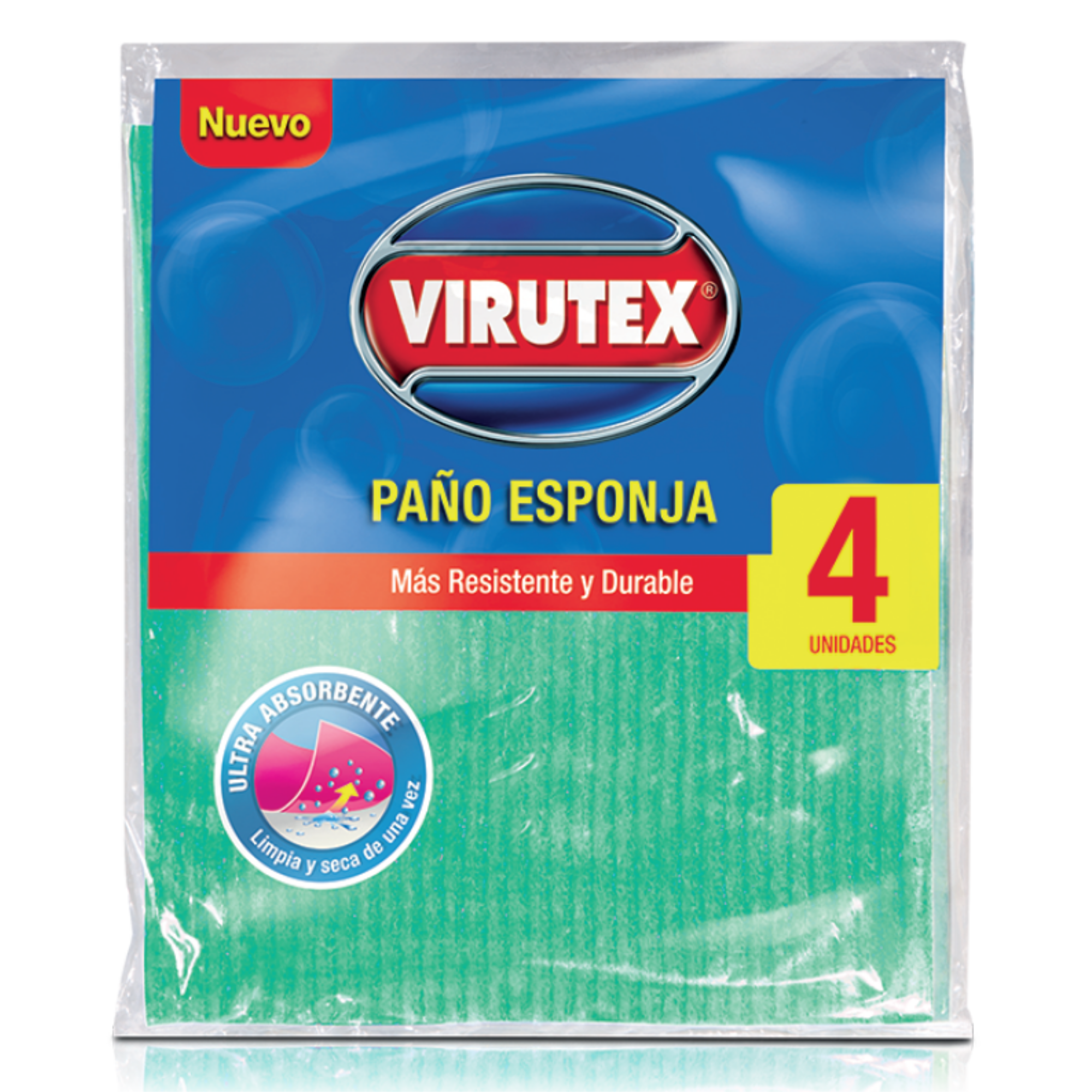 PAÑO DE ESPONJA X 4U - VIRUTEX