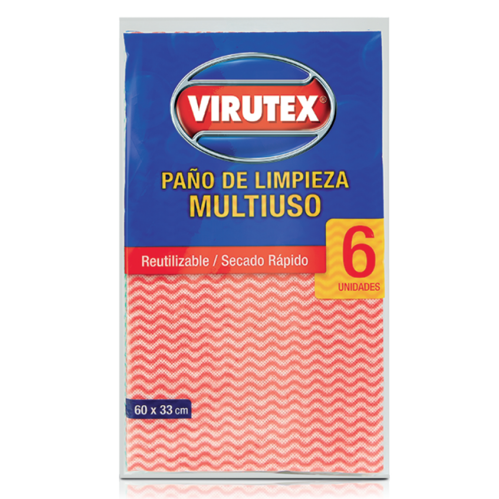 PAÑO DE LIMPIEZA MULTIUSO X6 - VIRUTEX