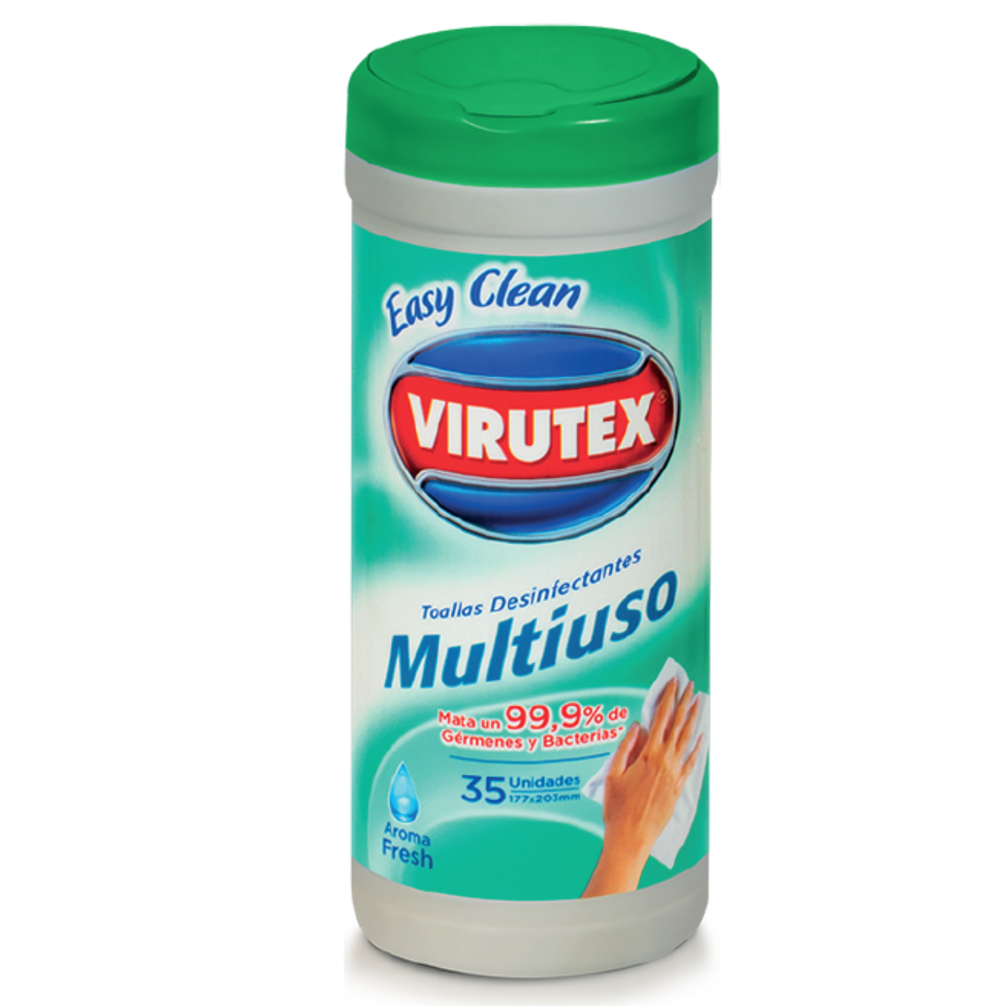TOALLAS DESINFECTANTES FRESH 35 UND EASY CLEAN - VIRUTEX